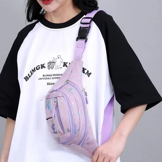 shiny girl: กระเป๋าคาดเอวสะพายหน้าอก สไตล์เกาหลี มีหลายสีให้เลือกสีสวยมาก-mam0521