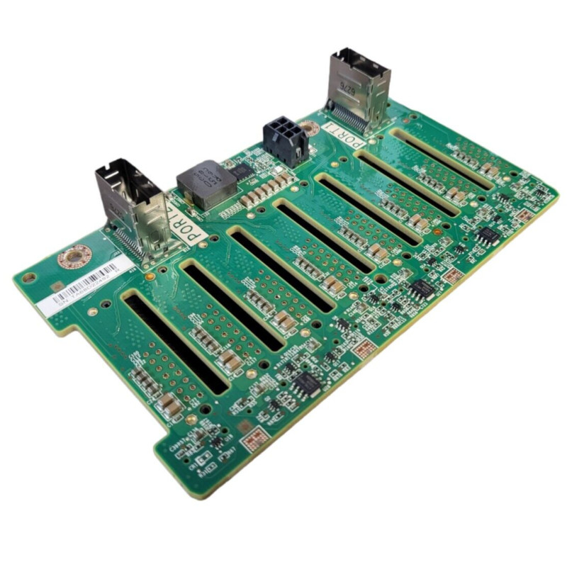 HP ProLiant DL380 Gen9 8-Bay SFF 2.5" Backplane P/N: 777279-001 ทดสอบการทํางาน