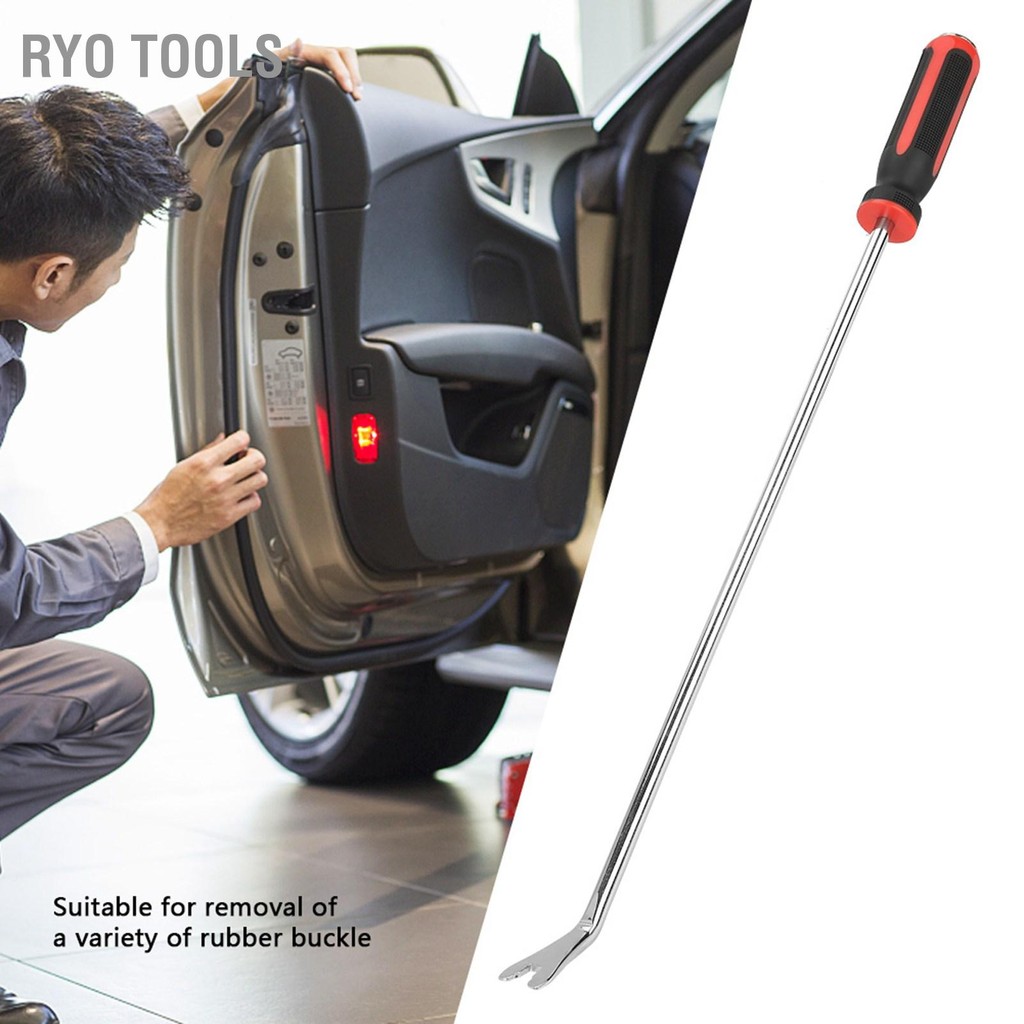 Ryo Tools รถ ซ่อมประตูหัวเข็มขัด Trim ไขควงคีมถอดเครื่องมือ (แบบยาว)