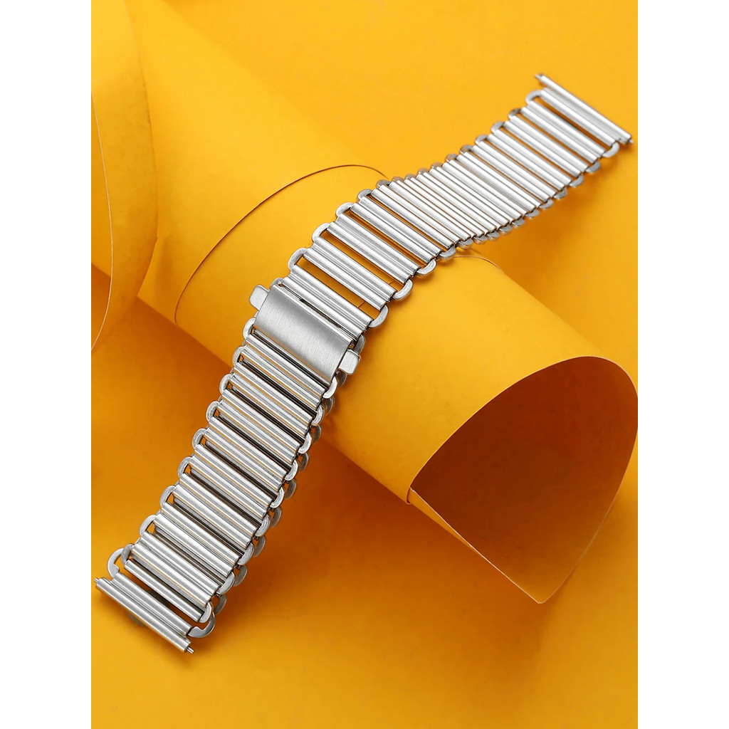 18 มม.20 มม.22 มม.316L สายนาฬิกาสแตนเลสแบบเต็ม Bonklip Alpine Loop Strap Universal Milanese Quick Release สร้อยข้อมือโลหะสําหรับ Smart Watch ราคา ถูกที่สุด ดีลบีเคเค แกลเลอรีภาพที่ 2