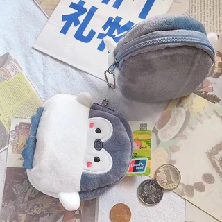 【กระเป๋าเหรียญนกเพนกวินน่ารัก】นุ่มนิ่ม พกพาง่าย มีหลายสี ใส่เหรียญ กุญแจ และหูฟังได้สะดวก!