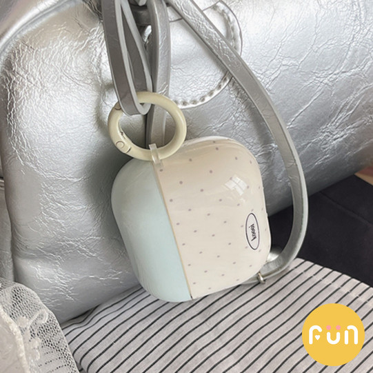 Simple Polka Dots IMD หูฟังไร้สายบลูทูธป้องกันกรณีใช้งานร่วมกับ Airpods 1 2 3 Pro Pro2 พร้อมจี้ Bowknot ป้องกันรอยขีดข่วนชุดหูฟังปลอก