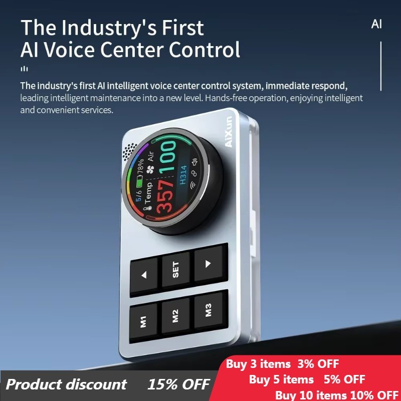 Aixun BS08 AI Voice Control TYPE-C 2.4G การเชื่อมต่อบลูทูธทํางานสําหรับ Aixun Solder Station T320 P3