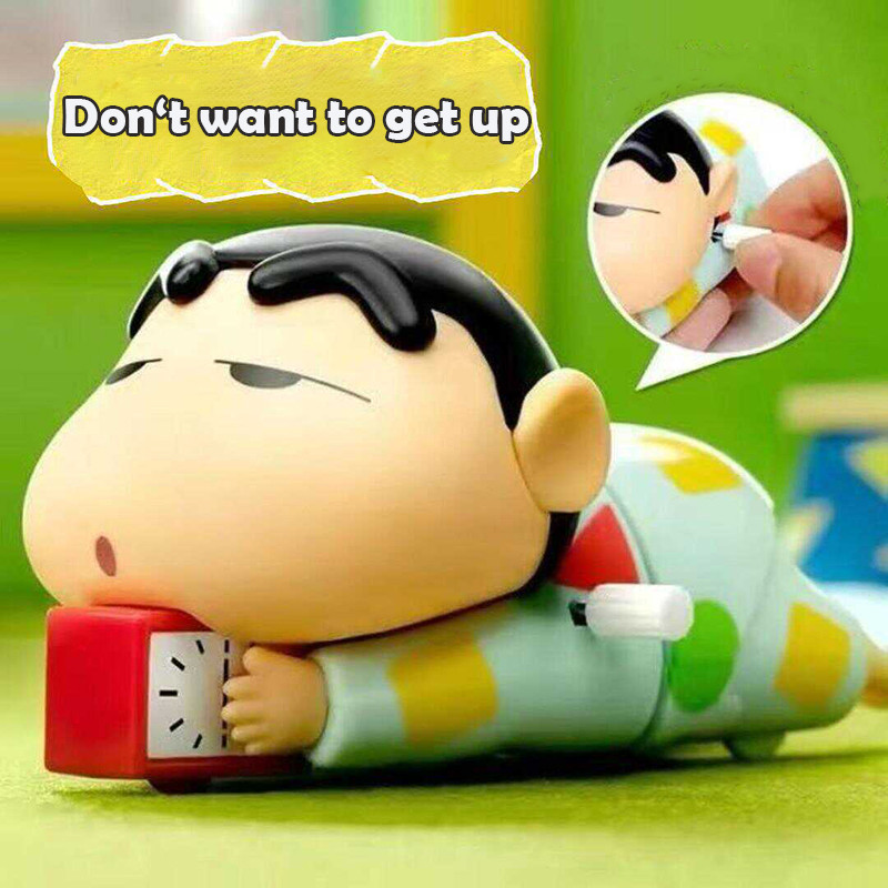 Dynamic New Life Series Crayon Shin Chan ของเล่นตลก Clockwork ของเล่น Creative Desktop เครื่องประดับตลก Best Friend ของเล่น