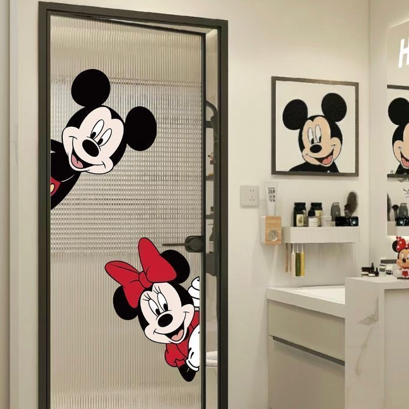 สติ๊กเกอร์ตกแต่งการ์ตูนคู่ สติ๊กเกอร์ทางเข้า สติ๊กเกอร์ - รูปที่ 3