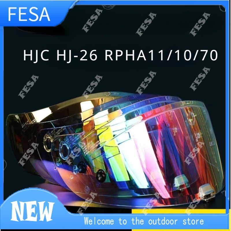 Hjc RPHA 70 RPHA 11 หมวกกันน็อครถจักรยานยนต์Visor HJ-26 Full Faceหมวกกันน็อคเลนส์C Ascos Para Motoอุ