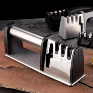 4 in 1 ลับได้ 3 ระดับ ลับกรรไกร 1 ช่อง ใช้ง่าย ลับง่าย อุปกร…