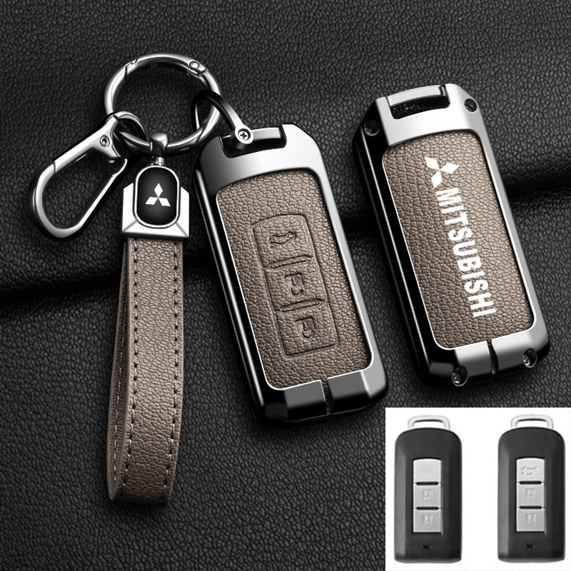 เคสกุญแจรีโมทรถยนต์ Mitsubishi ฝาครอบกุญแจรถ Outlander eclipse Pajro sport xforce pajero Attrage lancer ex 2011 Mirage xpander cross 2024 Triton 2020 เคสกุญแจรถยนต์