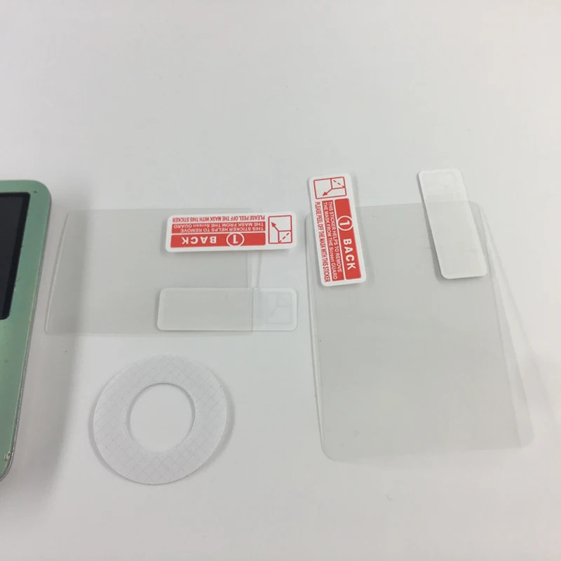 2 ชิ้น/ล็อตเลนส์หน้าจอใส Clickwheel ฝาหลัง Full Body ฟิล์มป้องกันสําหรับ iPod Nano 3 3rd 4GB 8GB