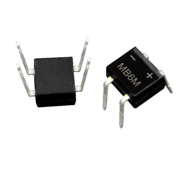 In-Line ยี่ห้อใหม่สะพาน Stack MB6M MB10M Rectifier Bridge Rectifier 1000v 600V/0.5A DIP-4