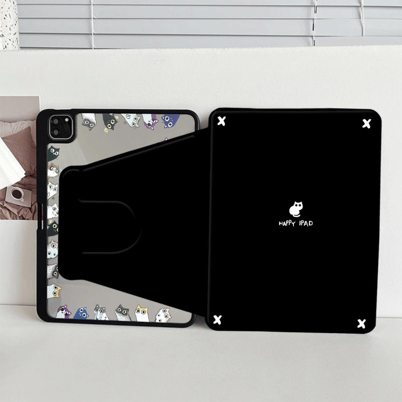 ป้องกันสําหรับ Samsung Galaxy S9 FE+ S7+/S8 +/S7FE Tab A7 lite 8.7 นิ้ว S10 FE + Tab S6 lite 2024 S10ULTRA A9 + ฝาครอบแท็บเล็ตหมุนได้ 360 องศา