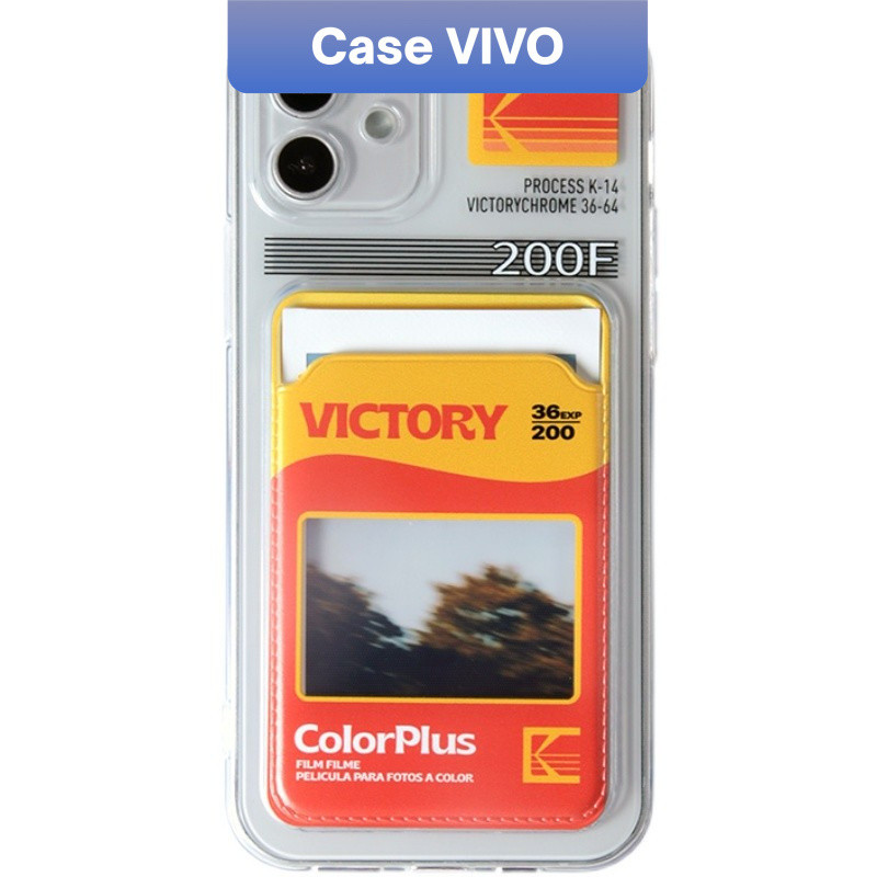 Cool Card Slot Softcase VIVO Y100 Y30 Y27 Y36 Y17S Y35 Y31 Y33S Y33T V27 PRO V27E V23E V25E V20 PRO 