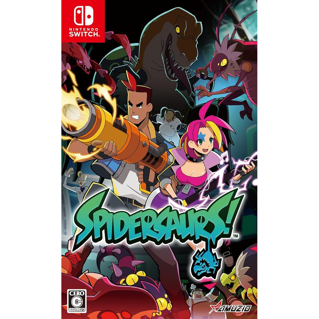 แผ่นเกม Nintendo Switch 🎮 Spidersaurs | แท้มือ1 🆕 | Zone2 ญี่ปุ่น 🇯🇵 (เปลี่ยนภาษา Engได้) | Stock พร