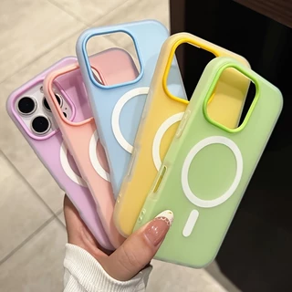 Magnetic เคส เคสไอโฟน 13 for iPhone 11 13 16 17 14 15 PRO MAX iphone 12 15 11 Pro เคสไอโฟน 16 pro max ลูกอม เคสโทรศัพท์