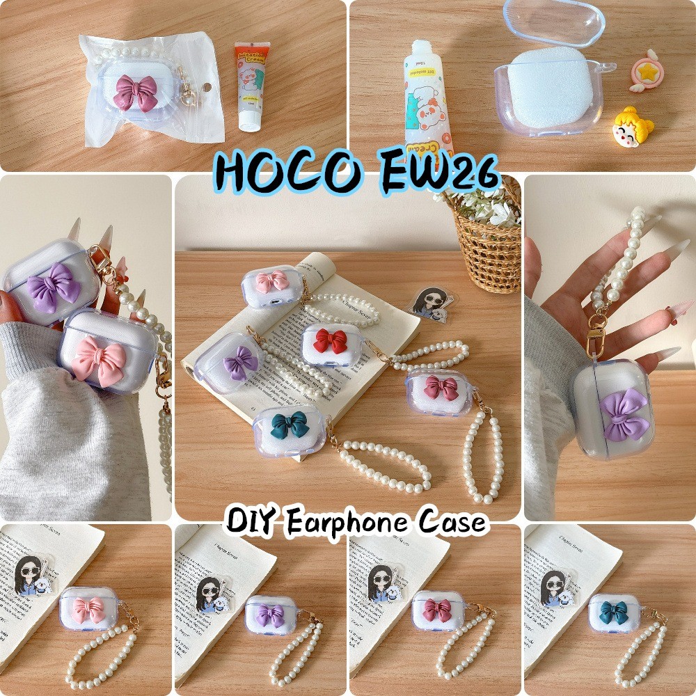 READY STOCK!นําไปใช้กับ HOCO EW26 เคส Case เคสหูฟัง คอลเลกชันน่ารัก ซิลิโคนนุ่ม เคส เคสหูฟัง NO.3