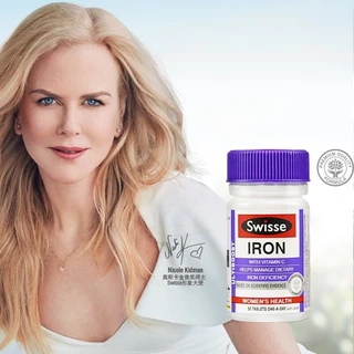 Swisse Ultiboost Iron 30 Tablets ธาตุเหล็ก บำรุงเลือด ป้องกันโลหิตจาง เหน็บชา