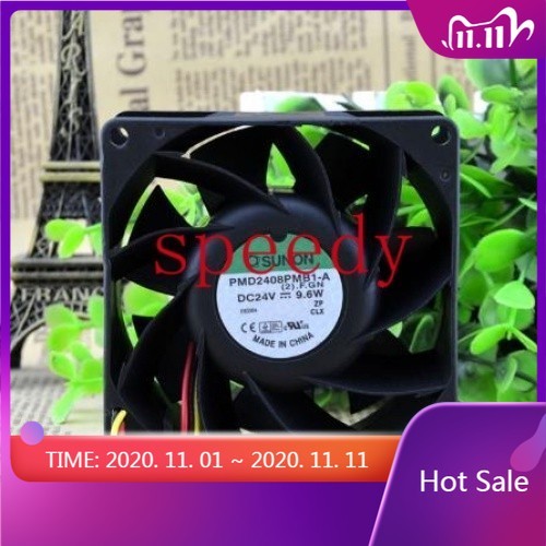 XH [COD]Original Jianzhun TAIJUN PMD2408PMB1-A/8038/DC24V 9.6W High Air Volume 8cm Fan 1FVK