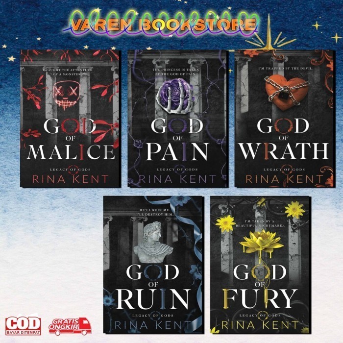 Legacy of Gods (ชุด 6 เล่ม) God of Fury | รูริน | วราธ | ปวดปวด | สงครามสงครามสงคราม