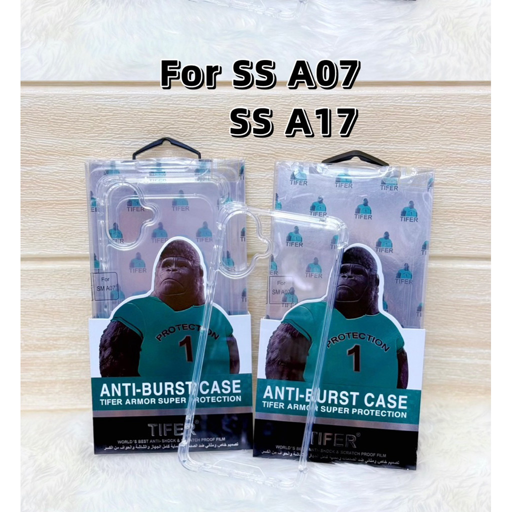 Kingkong เคสใส สำหรับ Samsung A07 A17 A56 A36 A26 A16 A06 A55 A35 A25 A15 A54 A34 A24 A14 เคสใสกันกระแทก