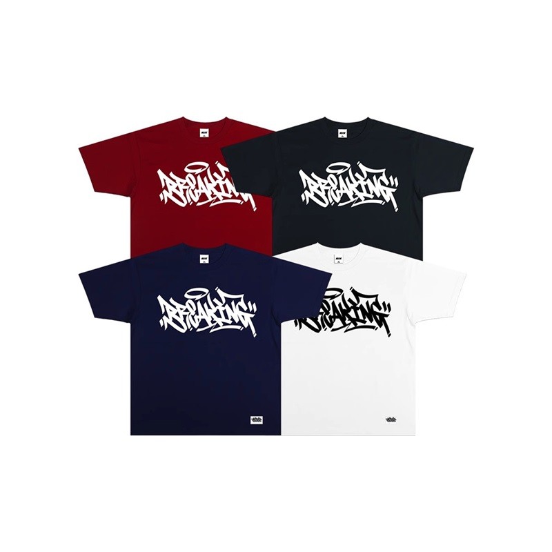 เสื้อยืดสไตล์กราฟฟิตี้เบรกิง ดีไซน์บอยแบทเทิล คอกระบอกเล็ก เหมาะสำหรับ.street dance ฮิปฮอป สเก็ตบอร์ด และแรป