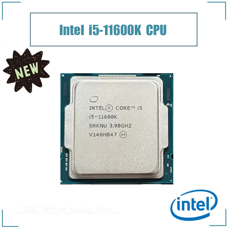 เมนบอร์ด Cpu Intel core i5 11600K รองรับ Cpu LGA1200 โปรเซสเซอร์ Hexa-core 3.9GHz