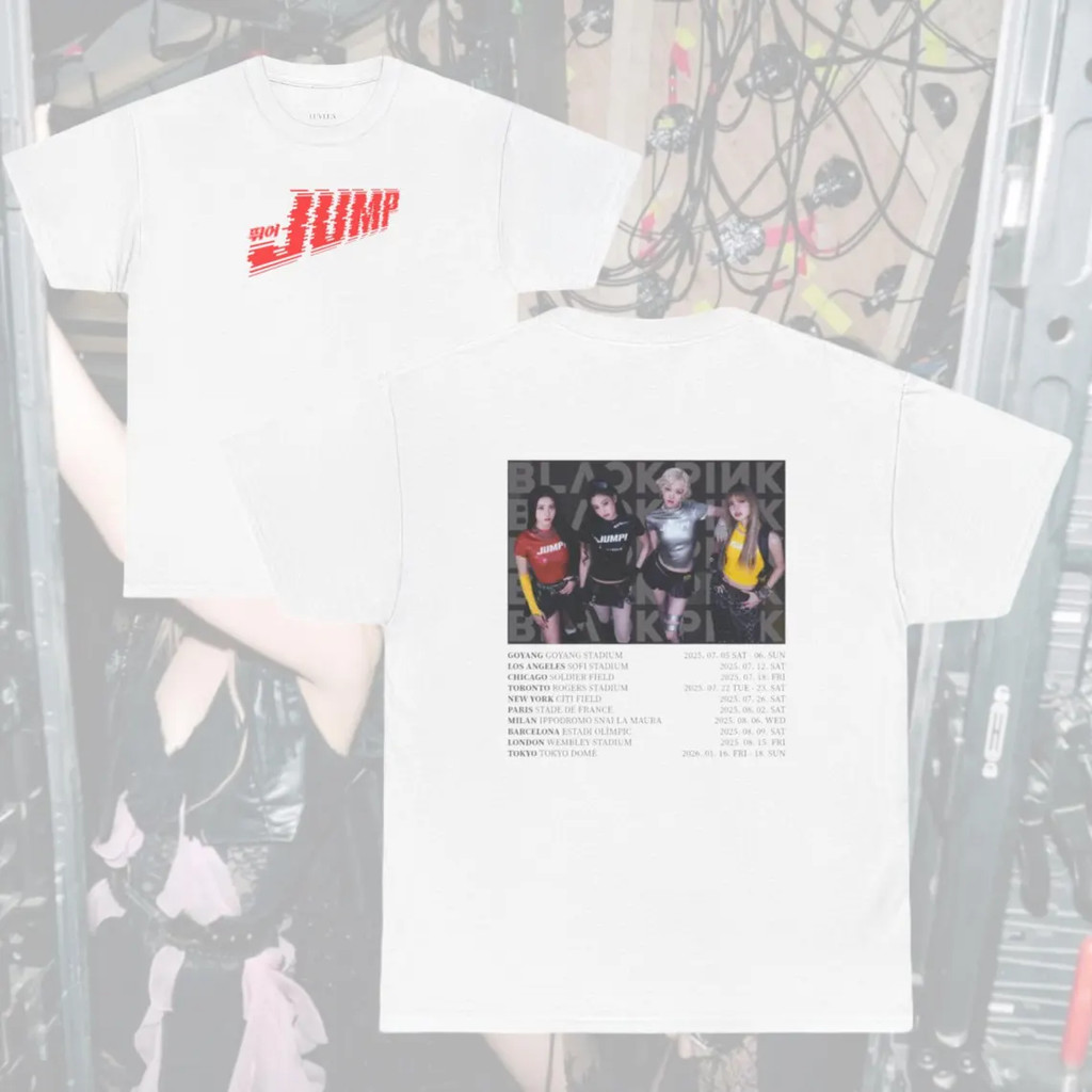 เสื้อยืด Blackpink, เสื้อยืด Deadline, เสื้อยืด Jump, เสื้อยืด Blackpink World Tour, เสื้อยืด Deadli