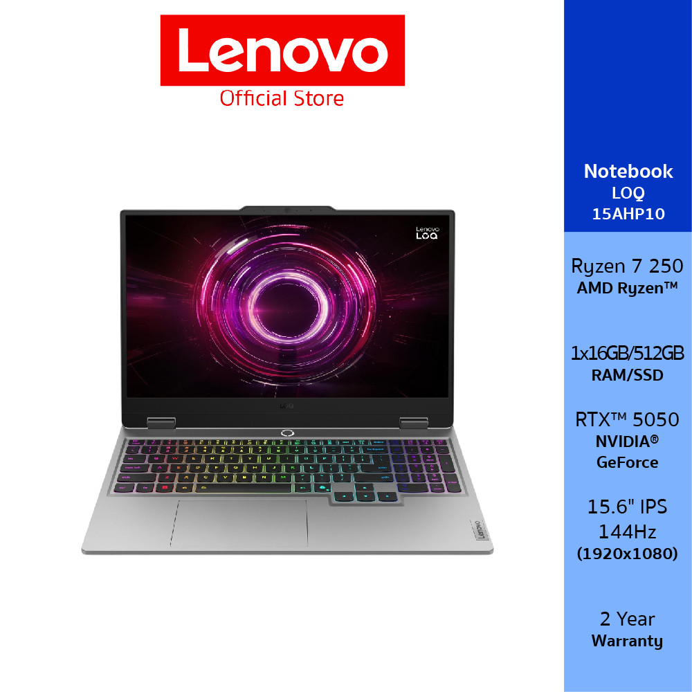 Lenovo LOQ 15AHP10(83JG0054TA)Notebook AMD Ryzen 7 250 RTX 5050 16GB SSD 512GB 15.6" IPS