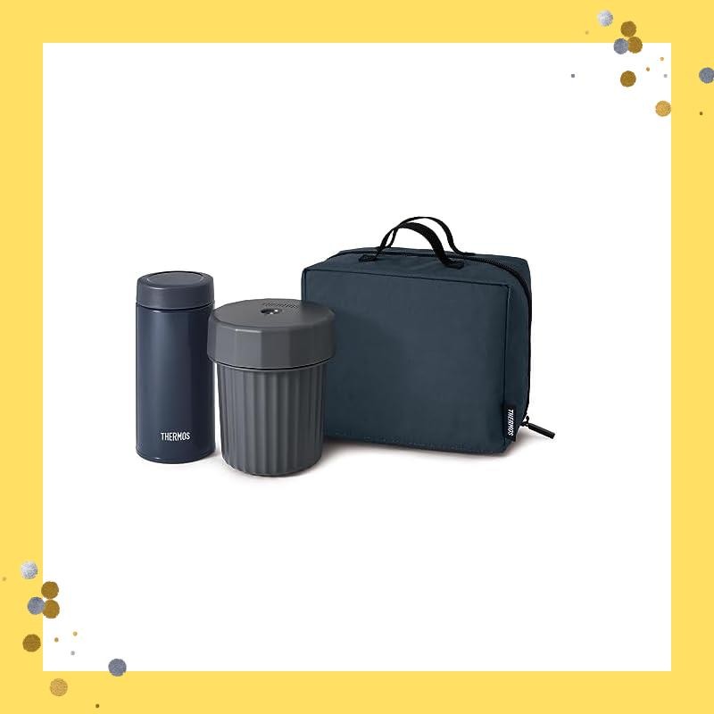 Thermos Lunch Box Noodle Container Navy JEC-1000 NVY Dual-Use Keep Warm/Cool