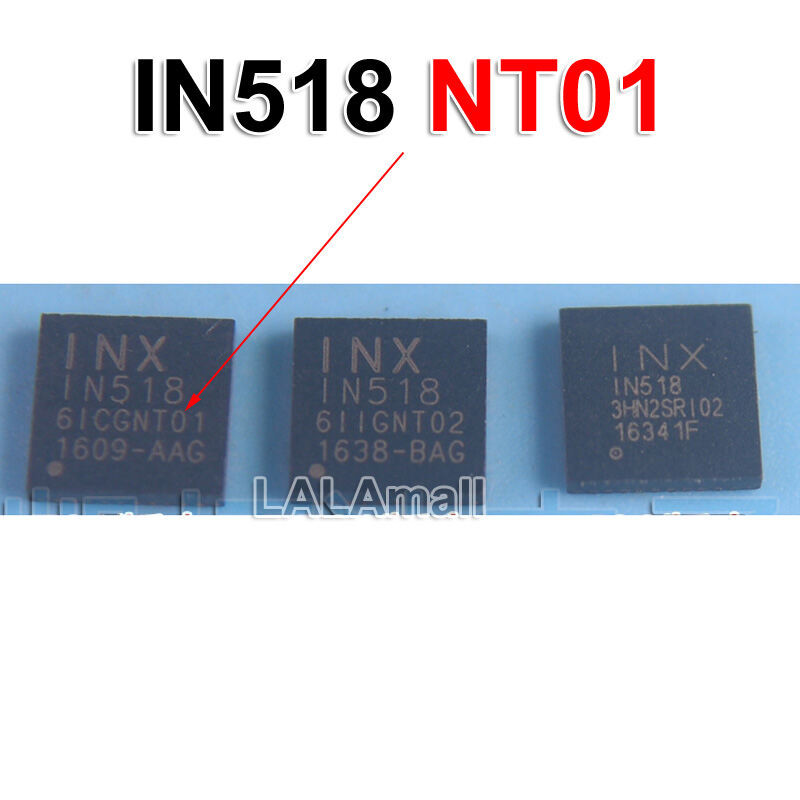 1 ชิ้น IN518 QFN40 NT01 NT02 NT03 RI02 T01 T02 T03 I03 IN518-NT01 IN518-NT03 IN518-RI02 1N518 QFN-40