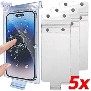 เคสโทรศัพท์มือถือกันน้ํา 1/3/5 ชิ้น / กระเป๋าป้องกันโทรศัพท์…