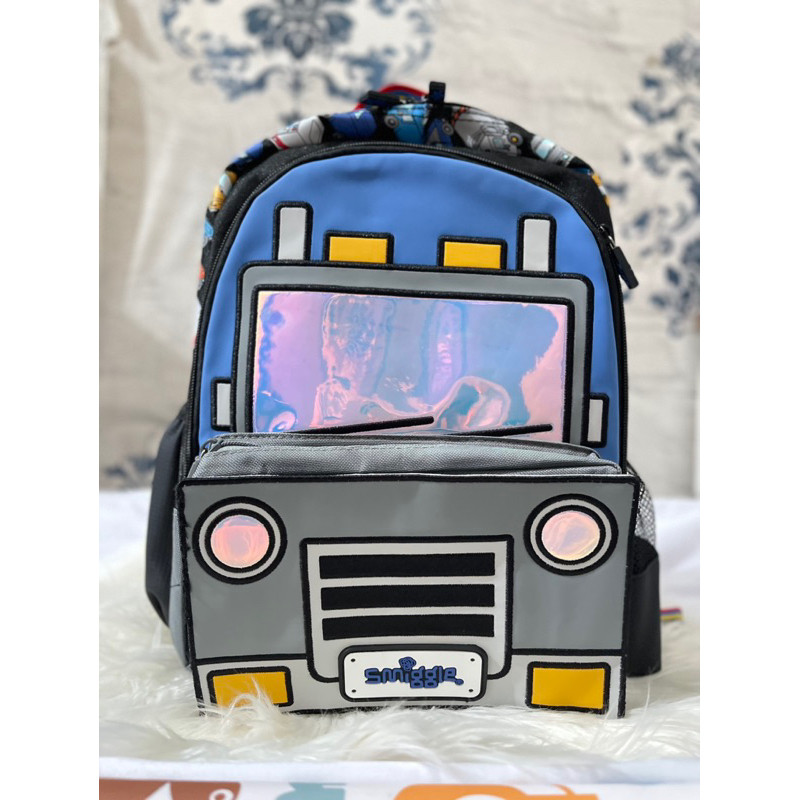 DELI STORE กระเป๋าเป้สะพายหลังเด็ก Smgl Bus 3D Junior Backpack Tk - 99921