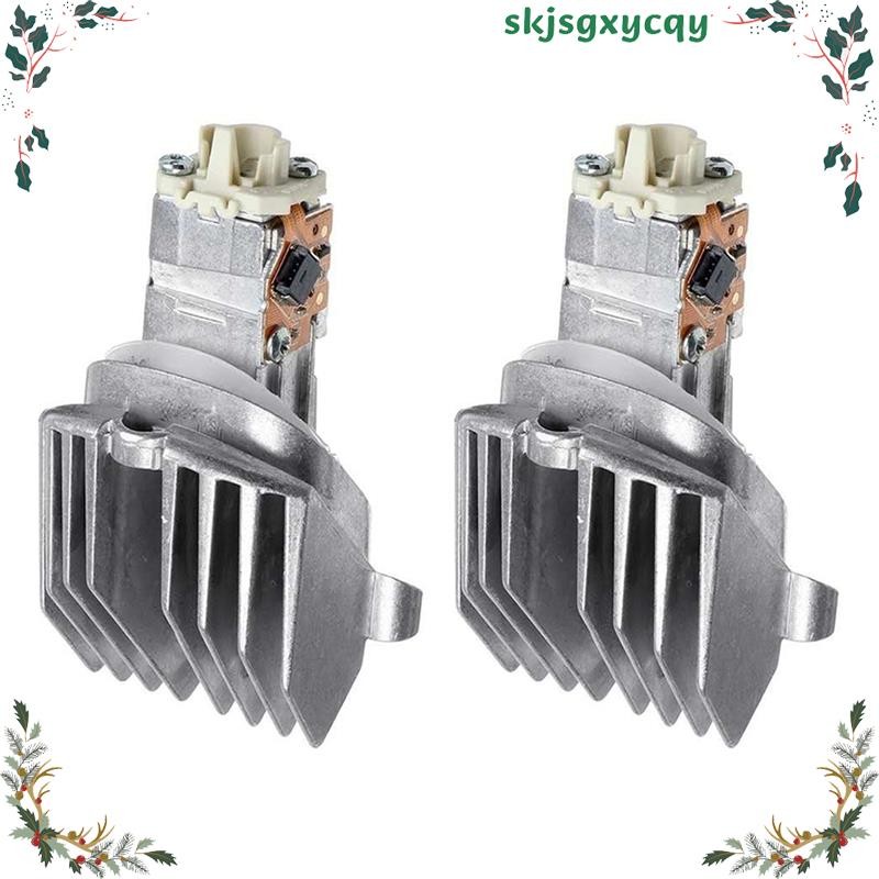 2ชิ้น 63127262731 ไฟหน้าควบคุมโมดูล DRL กลางวัน LED โมดูล Angel Eyes สําหรับ 5-Series F07 F10 F11 sk