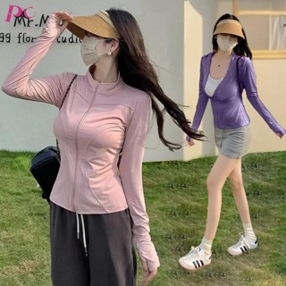 เสื้อคลุมกันแดด UPF50+ ผ้าเย็นเทคโนโลยีระบายอากาศ โยคะ/เดินช…