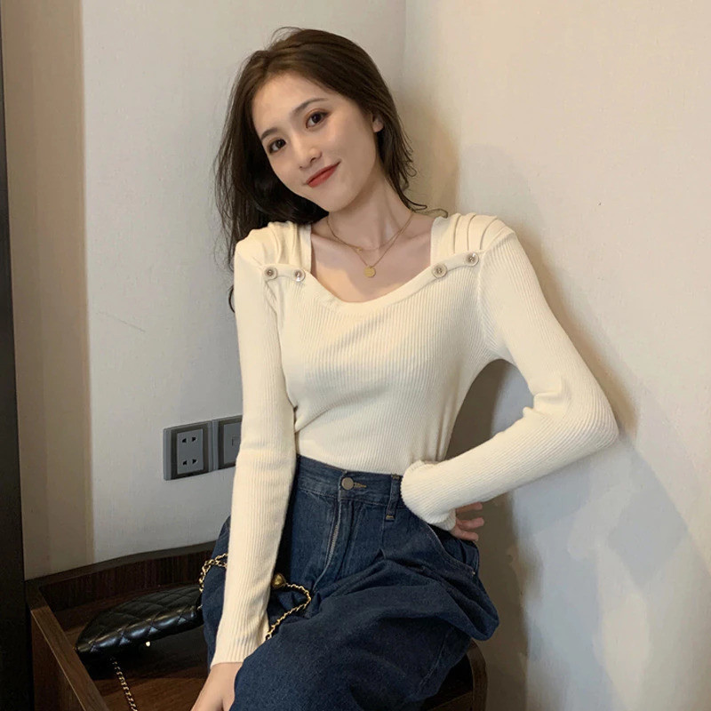 Glovera Zuzu Top Rib เสื้อสตรีธรรมดา