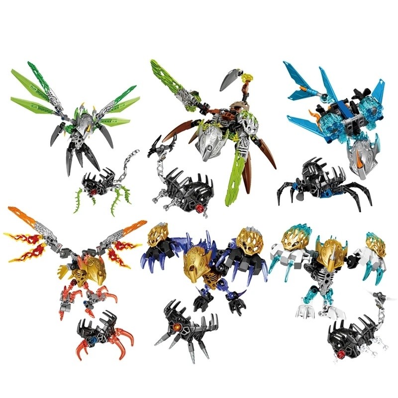 [คลังสินค้าพร้อม] หน้ากากนักรบชีวเคมีที่เข้ากันได้ Master Boy Mecha Hero Factory Fit หุ่นยนต์ของเล่น - รูปที่ 5