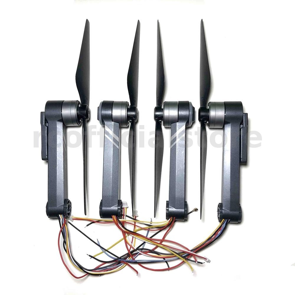 Original SJRC F22 F22S 4K PRO RC Drone Quadcopter อะไหล่แกนแขนพร้อมมอเตอร์และใบพัด