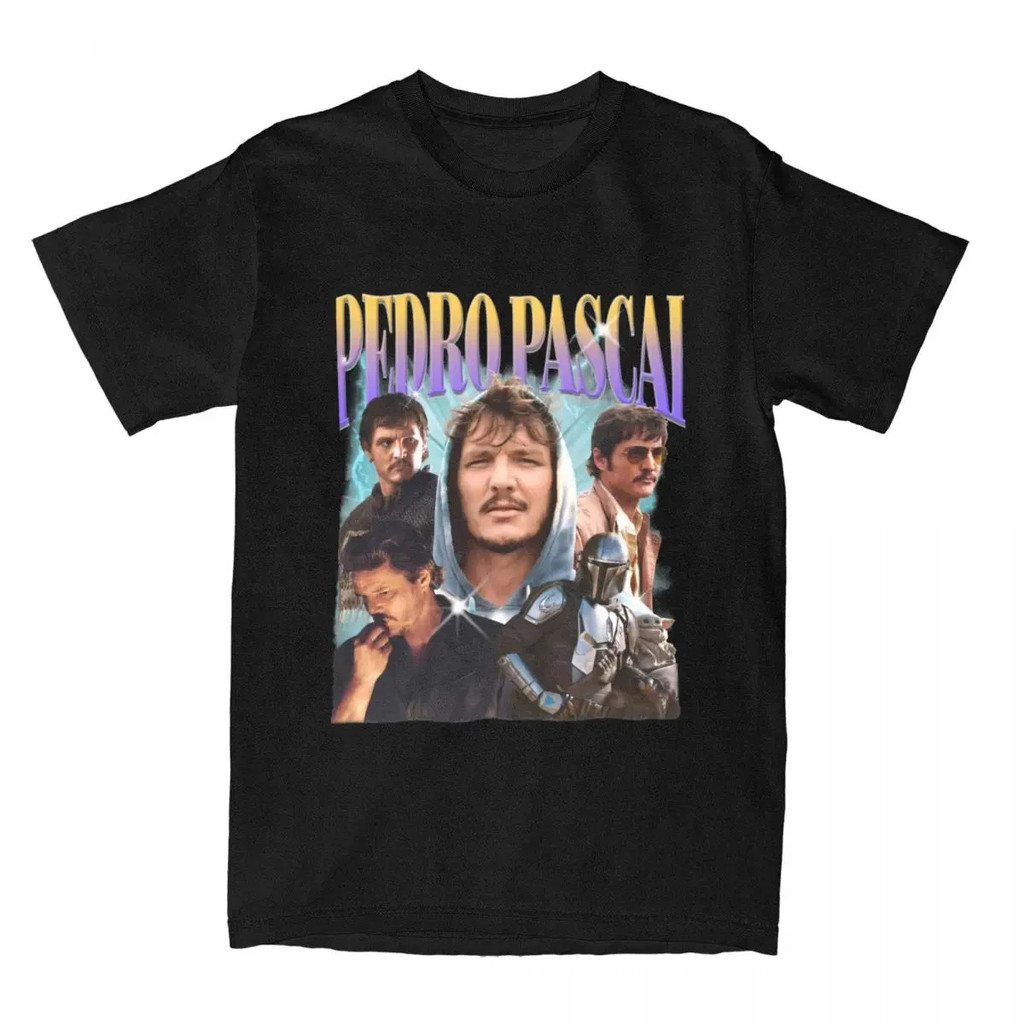 KEMEJA Pedro Pascal Bootleg Vintage T เสื้อ Unis Streetwear แขนสั้น Pedro Pascal Plus ขนาดเสื้อยืดผู