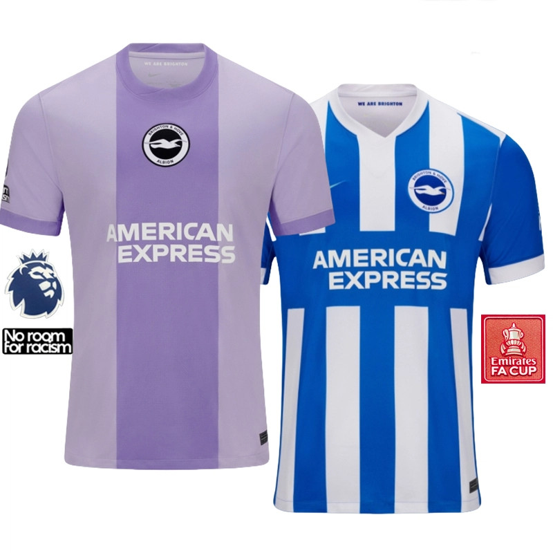 2025/26Brighton Home Away Jersey เสื้อฟุตบอลผู้ชาย