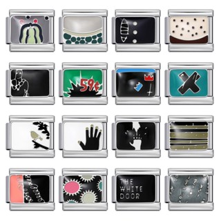 สายโซ่สแตนเลสไทเทเนียมเหล็ก สำหรับสร้อยข้อมือสไตล์อิตาเลียน