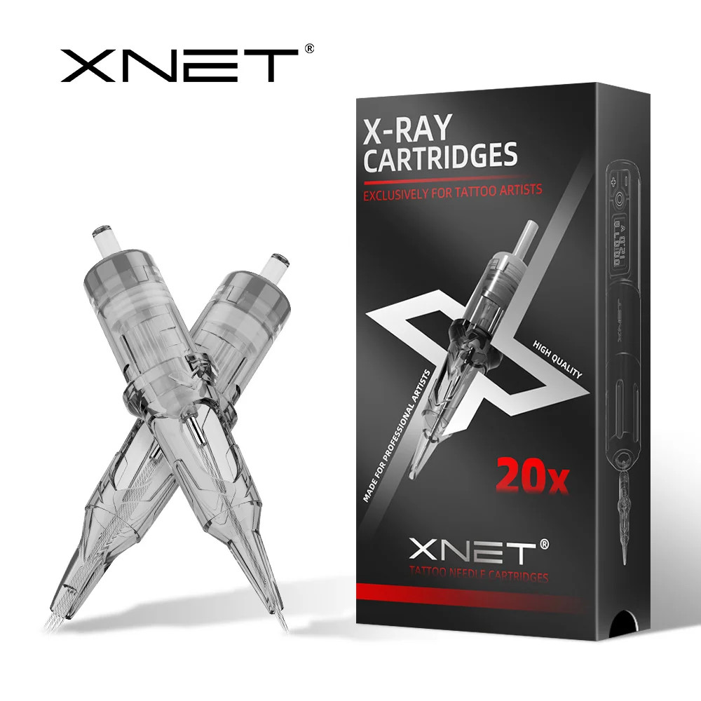 XNET X-RAY ตลับหมึกเข็มสัก RL/RM/RS/M1 ใช้แล้วทิ้ง ปลอดภัย ผ่านการฆ่าเชื้อ สำหรับเครื่องสักและด้ามจั