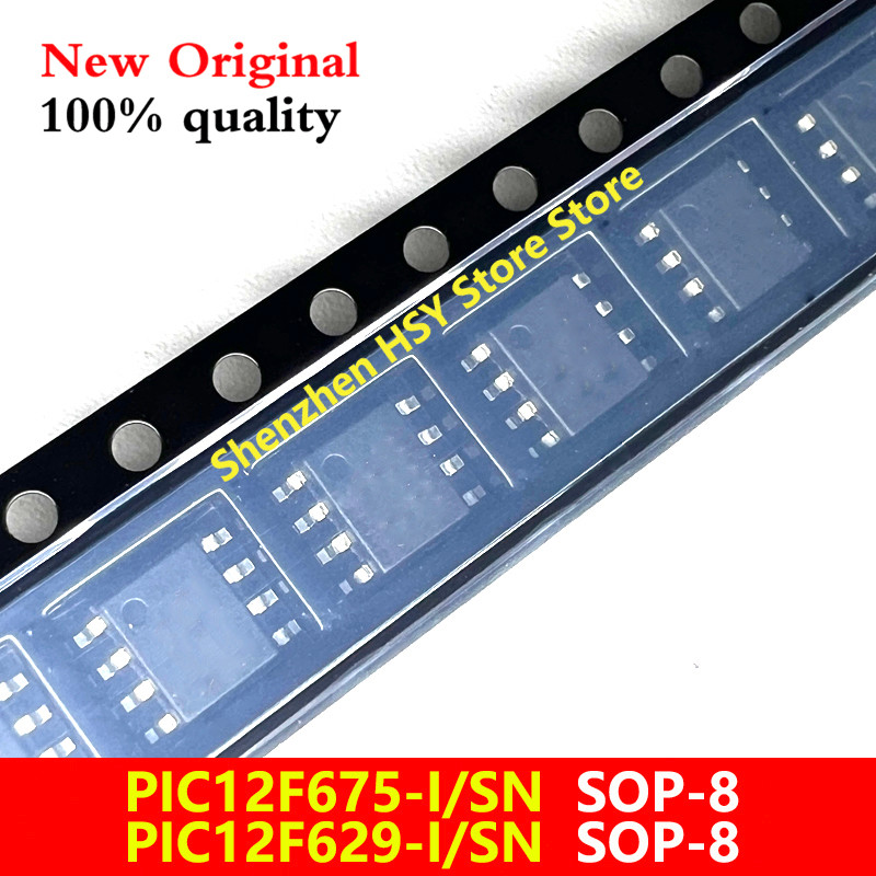 (1 ชิ้น) 100% ใหม่ PIC12F629-I/P PIC12F675-I/P PIC12F675-I/SN PIC12F629-I/SN PIC12F675 PIC12F675 12F
