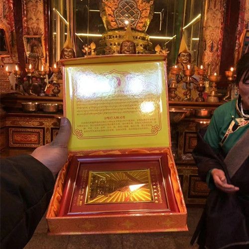 T ทิเบต Gandan Temple Master Zongkaba of Gandan Temple กรุณาซื้อ Master Zongkaba of Gandan Temple ใน