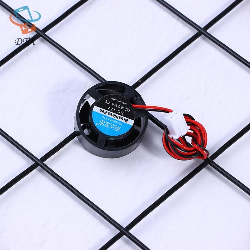 [DTA] Mini 2510 25*10 มม.DC 5V 9V 12V 24V รอบ 2-Pin Cooler Brushless Chipset ฮีทซิงค์ Mute Mini Note