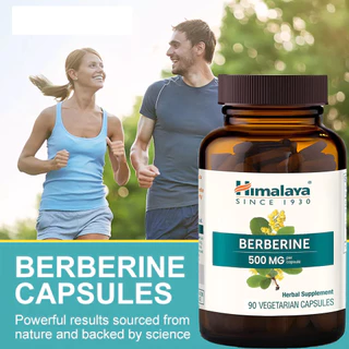 ​​Himalaya Berberine สารสกัดจากต้นบาร์เบอร์รี่ (500mg/แคปซูล) 90 แคปซูล