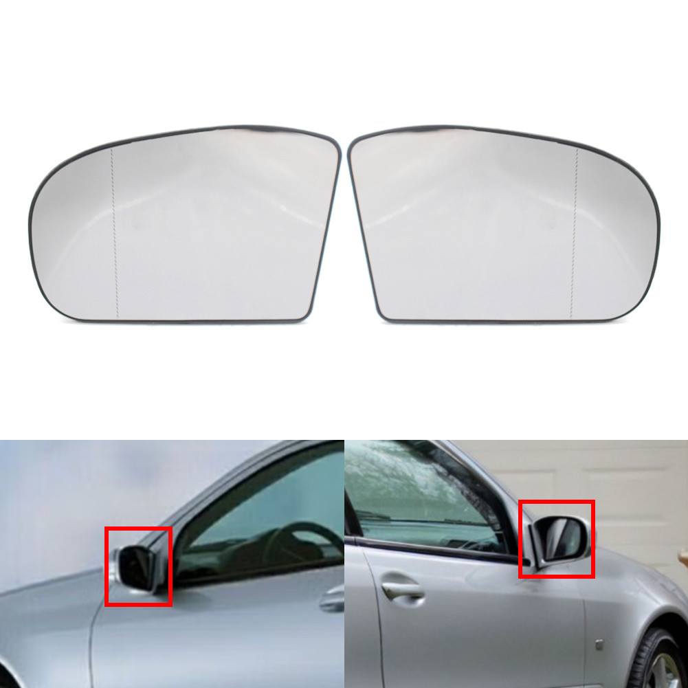 กระจกปีกอุ่นพร้อมด้านหลังสําหรับ Benz C230 C240 C280 C320 E320 E350 E500