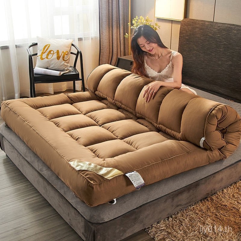 ที่นอน เตียงผ้านวมนักเรียนเสื่อทาทามิพับได้1.8เดี่ยวหนาคู่10เซนติเมตรที่นอนข้าวหอพักแอนตาร์กติก โวลต