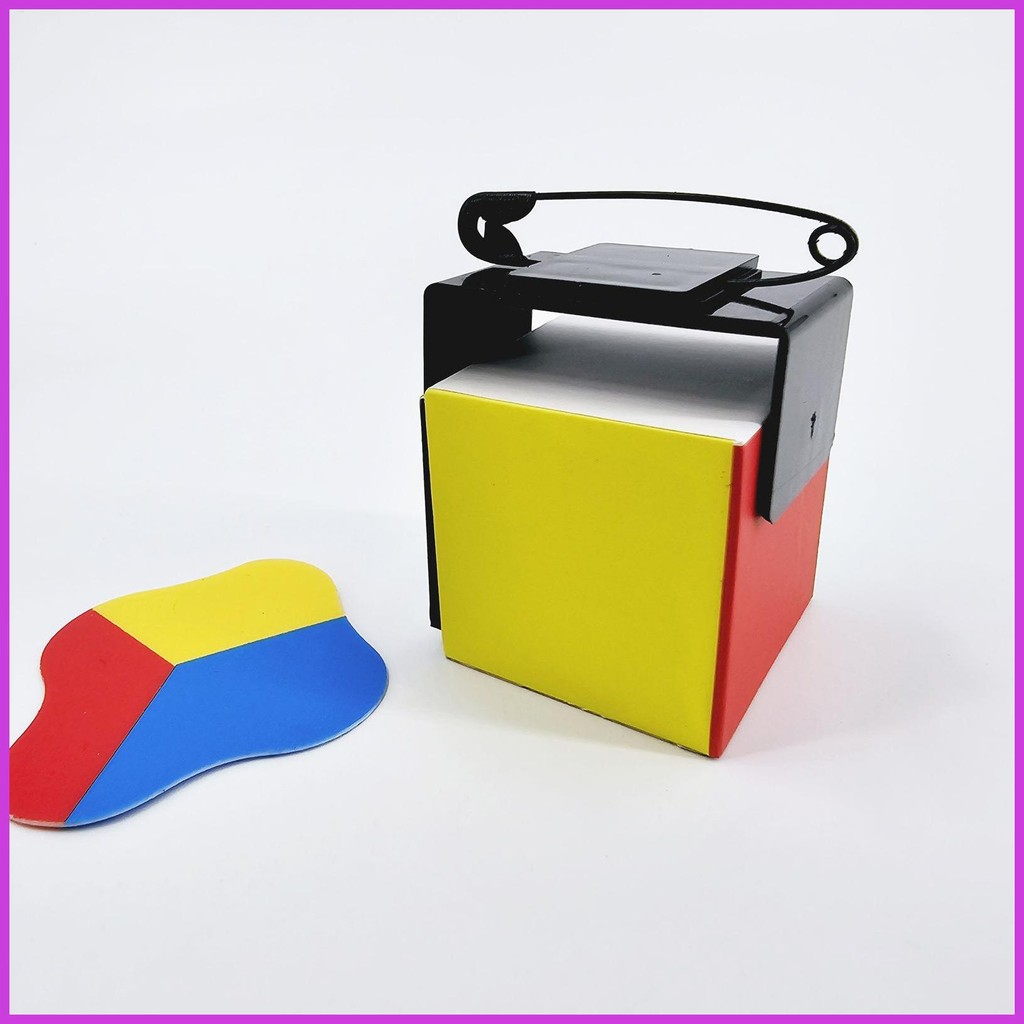 Flattened Cube ตลก Cube เข้าไปใน Flat Cube Vision Magic Tricks Stage Stuffs Joke Prank ของเล่นแฟนตาซ