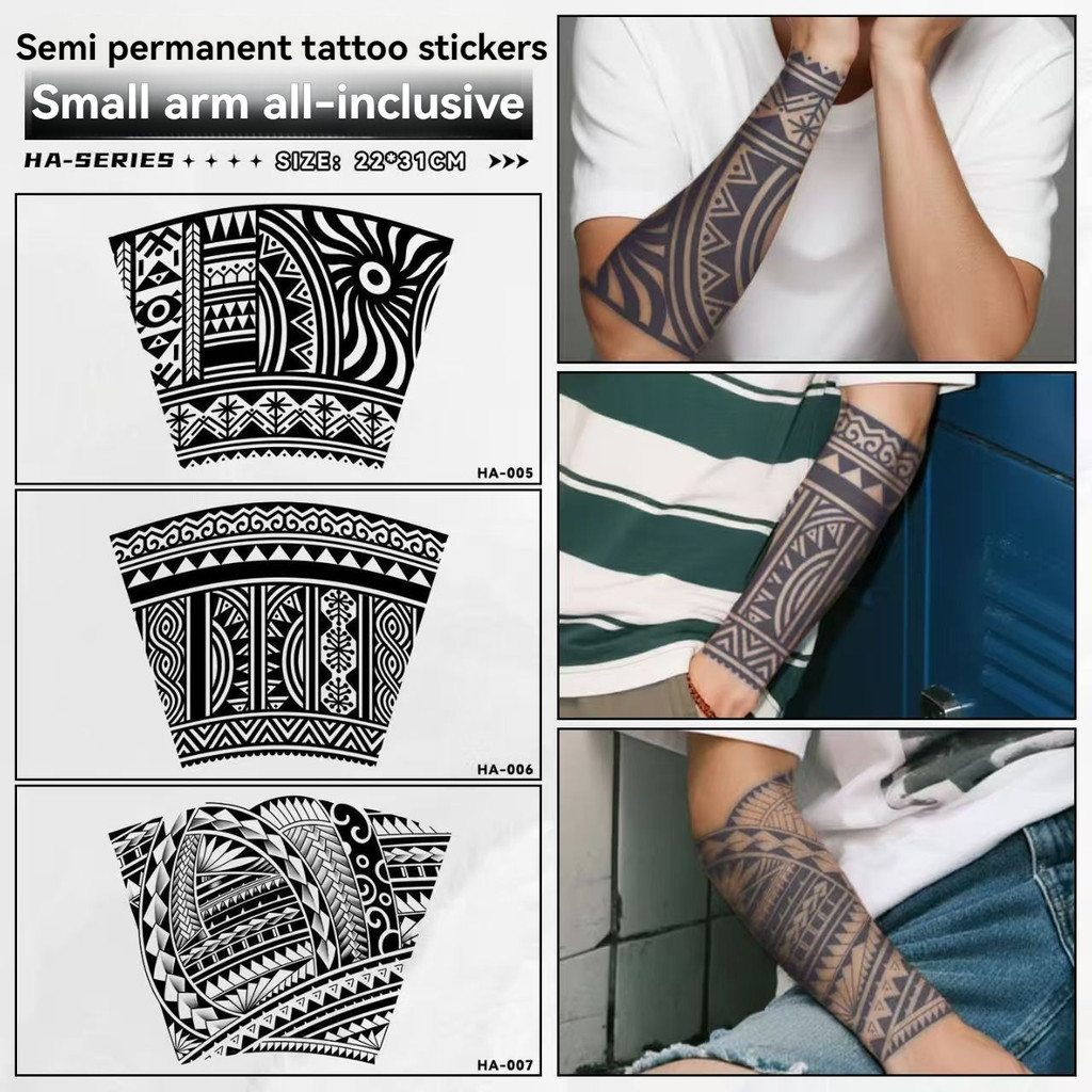 【COCO Magic tattoo】สติ๊กเกอร์รอยสัก  ขนาด 22cm x 31cm ติดทนนาน 15 วัน เหมาะสำหรับรอยสักชั่วคราวและกึ่งถาวร พร้อมการป้องกันน้ำได้ดี.