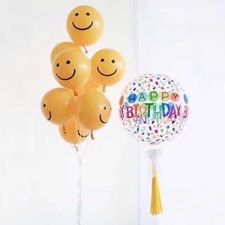 ลูกโป่ง ฐาน ฐานตั้ง ฐานตั้งลูกโป่ง ลูกโป่งฟอยล์ 4D ลาย happy birthday ลูกโป่งhappy birthday ลูกโป่งวันเกิด