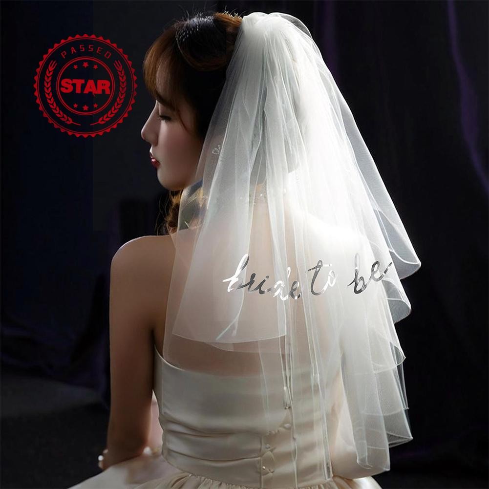 Bachelor Party วันเกิดชุดสามชิ้นเจ้าสาว Be Wedding Hairband เจ้าสาวสายคล้อง L4j6